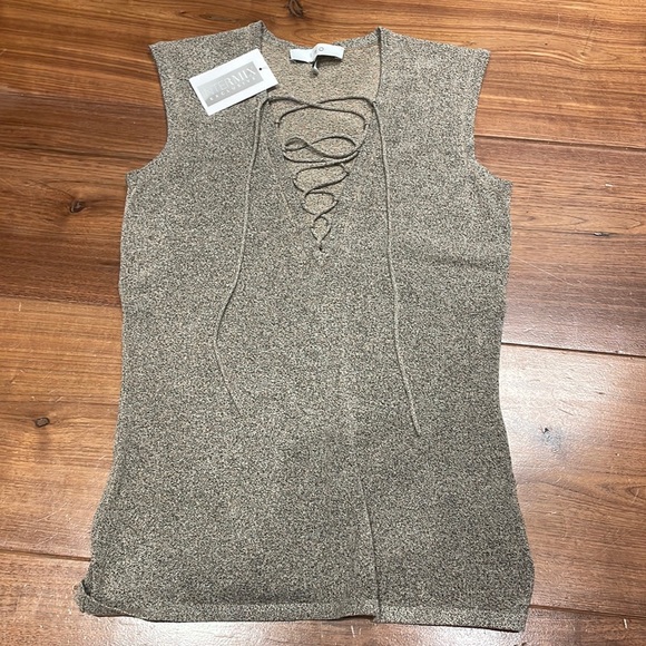 Iro Alidaspe Lace Up Tank Size XS Intermix - Picture 2 of 7